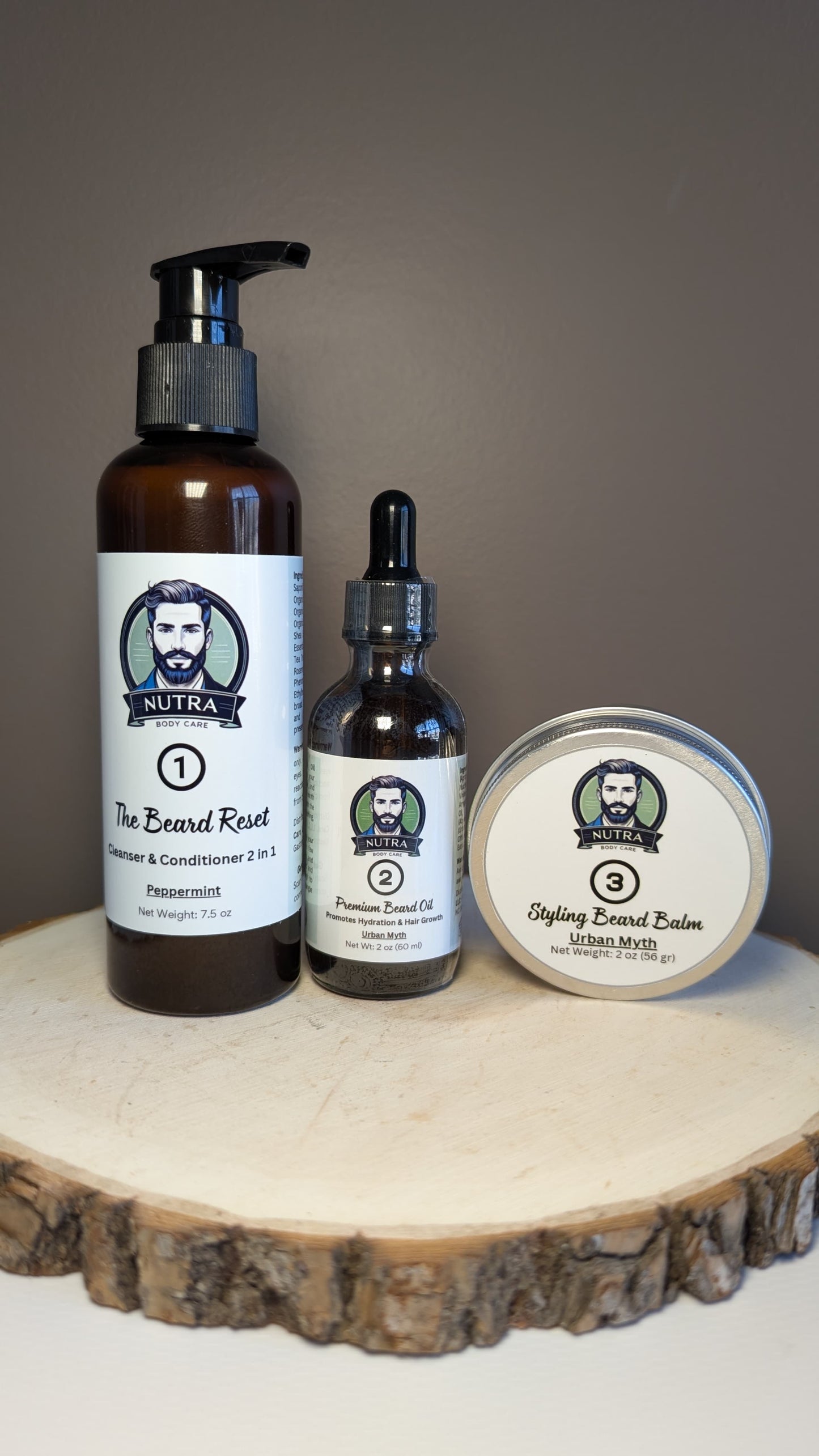 The Beard Reset - Cleanser and Conditioner 2 in 1 - 7.5 oz