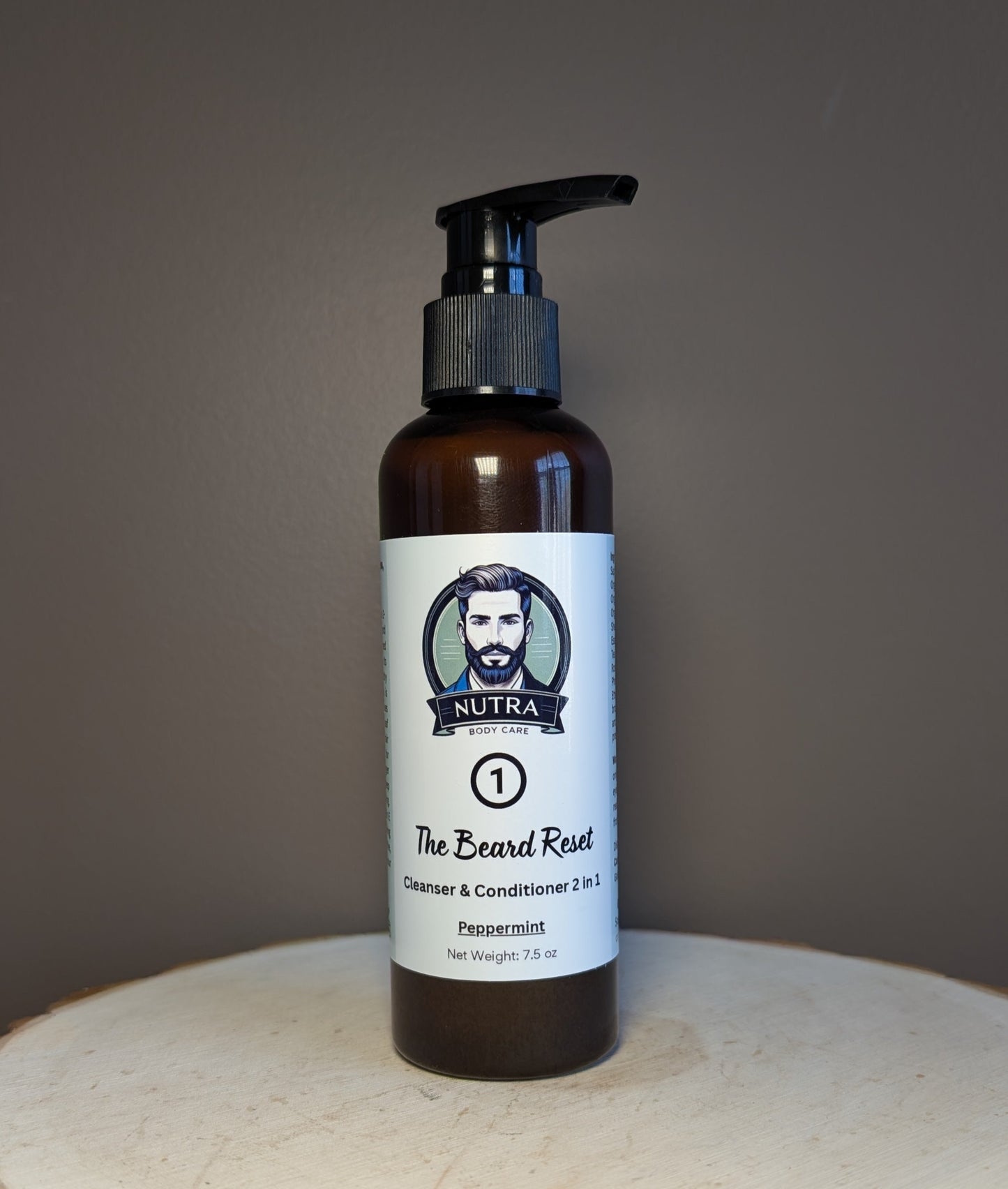 The Beard Reset - Cleanser and Conditioner 2 in 1 - 7.5 oz
